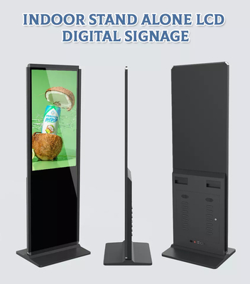 43 55 ίντσας εσωτερικό πατωμάτων τοτέμ εξοπλισμού παιχνιδιού διαφήμισης συστημάτων σηματοδότησης στάσεων LCD ψηφιακό