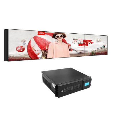 τηλεοπτικό Bezel 5.3mm επίδειξη 22Kg επίδειξης τοίχων 450cd/M2 4K TV LCD