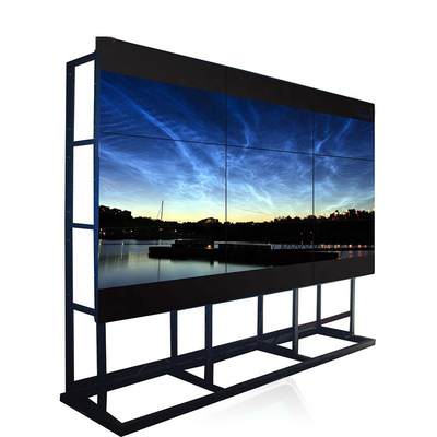 Bezel 3.5mm εσωτερική υποστήριξη cOem ODM τοίχων διαφήμισης LCD τηλεοπτική