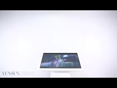 22 ιντσών μεγάλη οθόνη αφής Κιόσκι όλα σε ένα υπέρυθρη ψηφιακή σήμανση χωρητικότητα 60hz