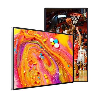 ποιότητας  4mm Tempered Glass Indoor Digital Advertising Screens RAM 2G ROM 8G εργοστάσιο