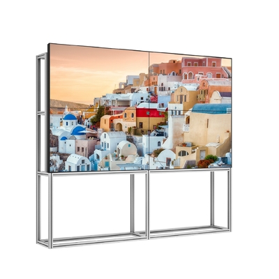 RGB 3.5mm ελεύθερη επιτροπή επίδειξης τοίχων στάσεων LCD τηλεοπτική με το πλαίσιο αργιλίου