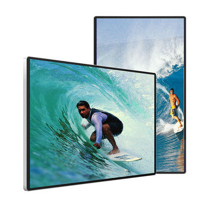 450cd/M2 διαφημιστικός πίνακας LCD για το κατάστημα γωνία εξέτασης 89 βαθμού ανώτατο 64G
